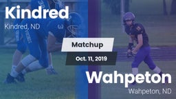 Matchup: Kindred vs. Wahpeton  2019