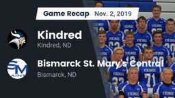 Recap: Kindred  vs. Bismarck St. Mary's Central  2019