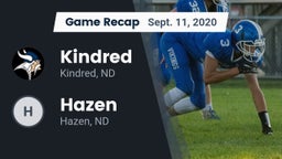 Recap: Kindred  vs. Hazen  2020