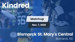 Matchup: Kindred vs. Bismarck St. Mary's Central  2020