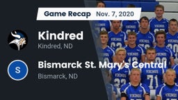 Recap: Kindred  vs. Bismarck St. Mary's Central  2020
