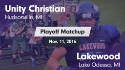 Matchup: Unity Christian vs. Lakewood  2016