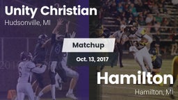 Matchup: Unity Christian vs. Hamilton  2017