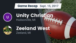 Recap: Unity Christian  vs. Zeeland West  2017