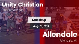 Matchup: Unity Christian vs. Allendale  2018