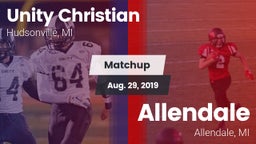 Matchup: Unity Christian vs. Allendale  2019