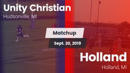 Matchup: Unity Christian vs. Holland  2019