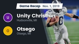 Recap: Unity Christian  vs. Otsego  2019