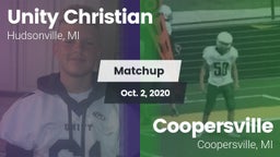 Matchup: Unity Christian vs. Coopersville  2020