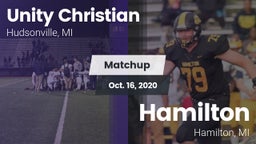 Matchup: Unity Christian vs. Hamilton  2020