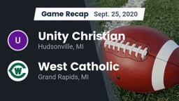 Recap: Unity Christian  vs. West Catholic  2020