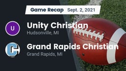 Recap: Unity Christian  vs. Grand Rapids Christian  2021