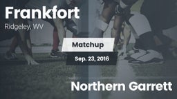 Matchup: Frankfort vs. Northern Garrett 2016