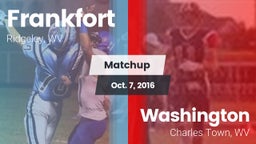 Matchup: Frankfort vs. Washington  2016
