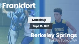 Matchup: Frankfort vs. Berkeley Springs  2017