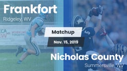 Matchup: Frankfort vs. Nicholas County  2019