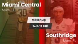 Matchup: Central vs. Southridge  2019