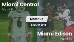 Matchup: Central vs. Miami Edison  2019