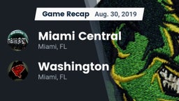 Recap: Miami Central  vs. Washington  2019