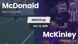 Matchup: McDonald vs. McKinley  2018