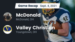 Recap: McDonald  vs. Valley Christian  2021