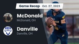 Recap: McDonald  vs. Danville  2023