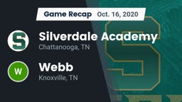 Recap: Silverdale Academy  vs. Webb  2020