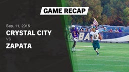 Recap: Crystal City  vs. Zapata 2015