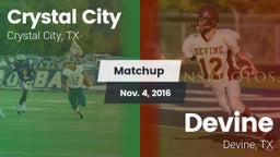 Matchup: Crystal City vs. Devine  2016