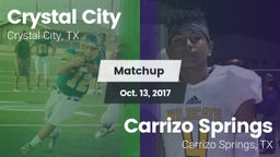 Matchup: Crystal City vs. Carrizo Springs  2017