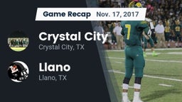 Recap: Crystal City  vs. Llano  2017