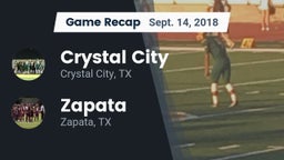 Recap: Crystal City  vs. Zapata  2018
