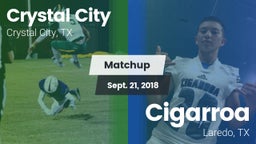 Matchup: Crystal City vs. Cigarroa  2018