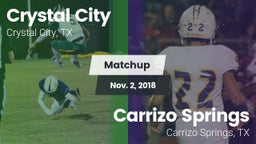 Matchup: Crystal City vs. Carrizo Springs  2018