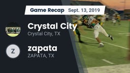 Recap: Crystal City  vs. zapata  2019