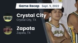 Recap: Crystal City  vs. Zapata  2022