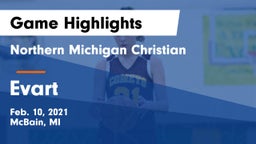 Northern Michigan Christian  vs Evart  Game Highlights - Feb. 10, 2021