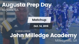 Matchup: Augusta Prep Day vs. John Milledge Academy  2016