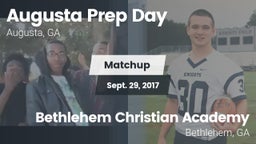 Matchup: Augusta Prep Day vs. Bethlehem Christian Academy  2017