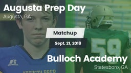 Matchup: Augusta Prep Day vs. Bulloch Academy 2018