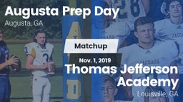 Matchup: Augusta Prep Day vs. Thomas Jefferson Academy  2019