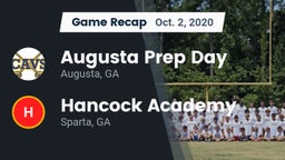 Recap: Augusta Prep Day  vs. Hancock Academy  2020