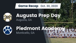 Recap: Augusta Prep Day  vs. Piedmont Academy  2020