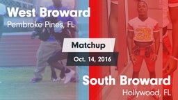 Matchup: West Broward vs. South Broward  2016