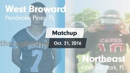 Matchup: West Broward vs. Northeast  2016