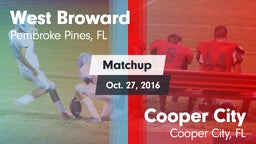 Matchup: West Broward vs. Cooper City  2016