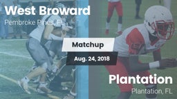 Matchup: West Broward vs. Plantation  2018