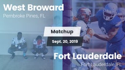 Matchup: West Broward vs. Fort Lauderdale  2019