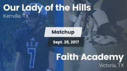 Matchup: Our Lady of the Hill vs. Faith Academy  2017
