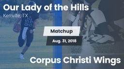 Matchup: Our Lady of the Hill vs. Corpus Christi Wings 2018